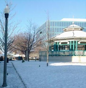 Bandstand in Snow