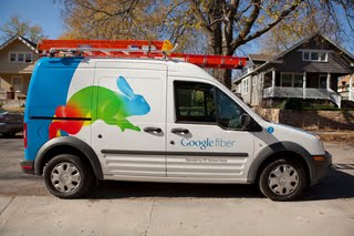 A Google Fiber installation van (pictured in Kansas City) could be coming to Decatur, Ga.
