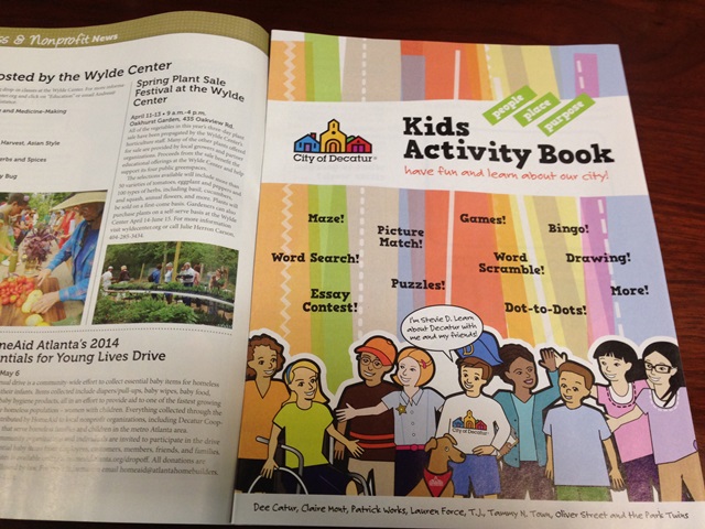 Kids Activity Book 2014 blog