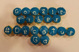 google fiber cupcakes