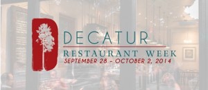 Decatur restaurant week