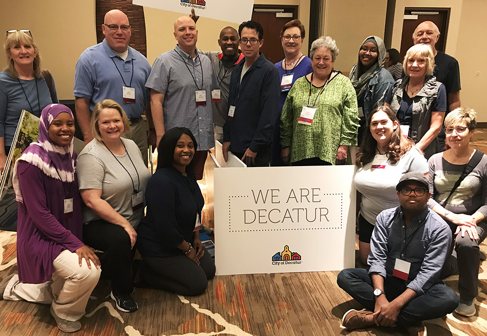 The City of Decatur's delegation at the 2018 All-America City Awards